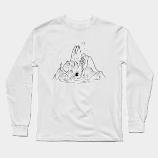 Cave in mountains Long Sleeve T-Shirt